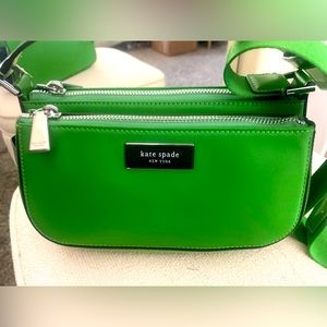 GREEN KATE SPADE PURSE